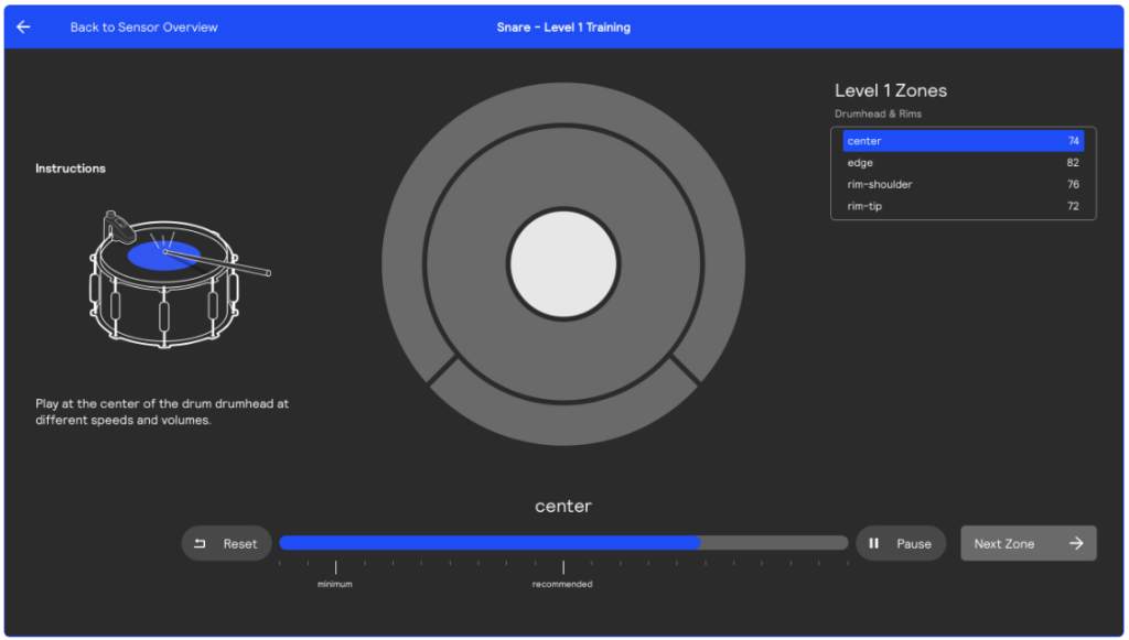 guided training - Evans Sensory Percussion Setup Guide