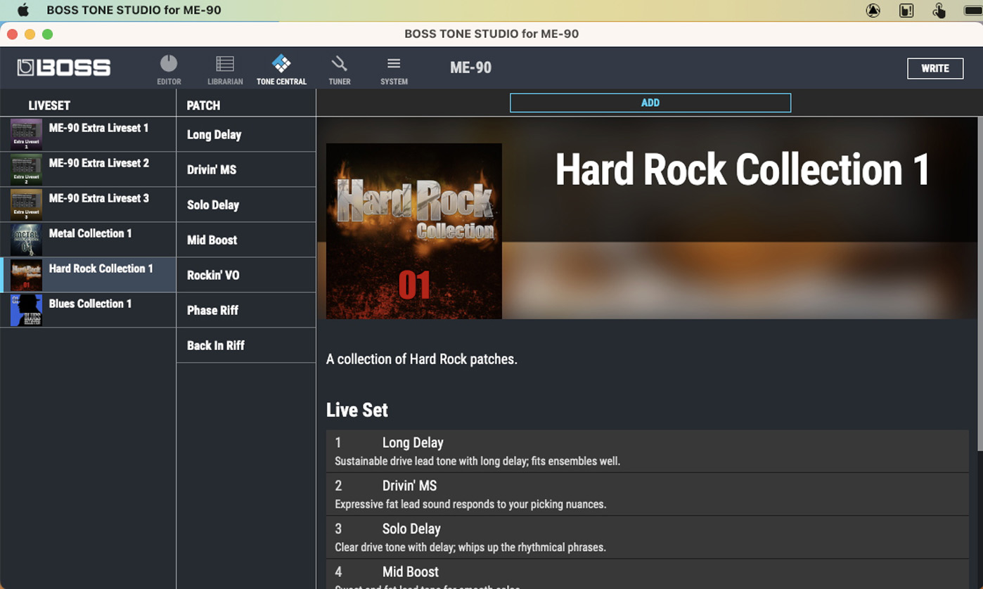 BOSS ME90 Guitar Multieffects Pedal Quickstart Guide Sweetwater