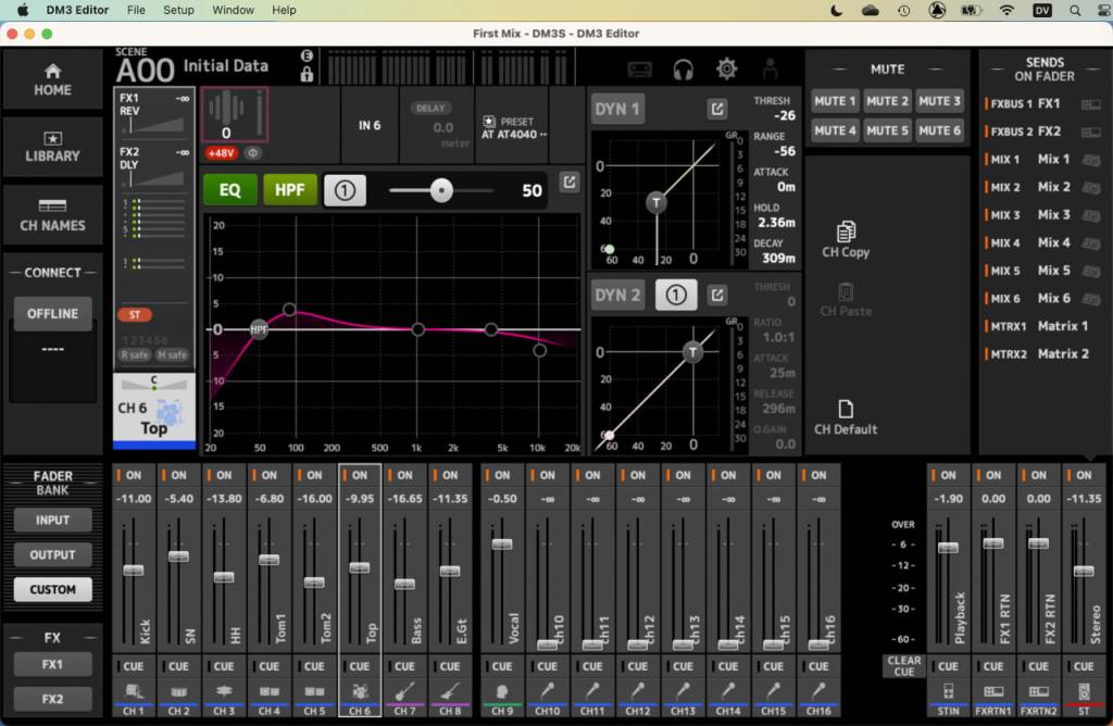 Yamaha DM3 Digital Mixer Quickstart Guide Sweetwater
