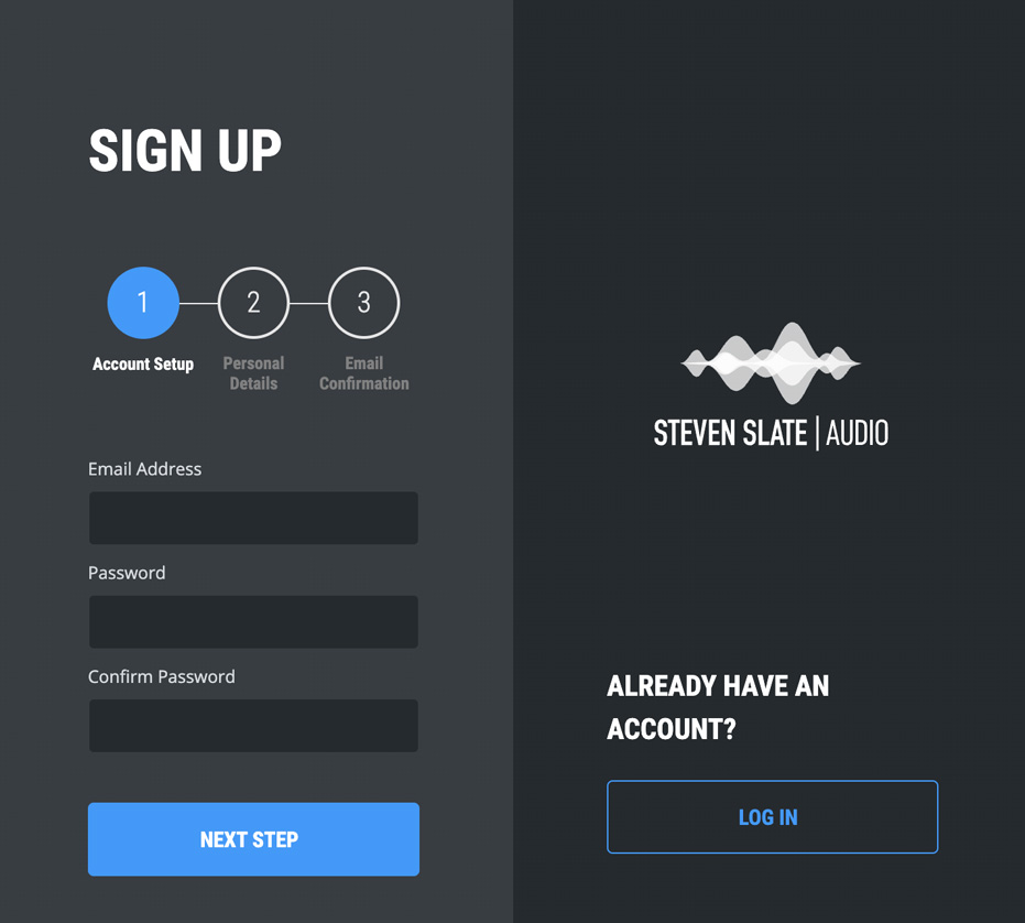 Steven-Slate-login-page