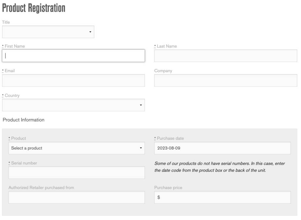 dbx registration page - DBX DriveRack Setup Guide