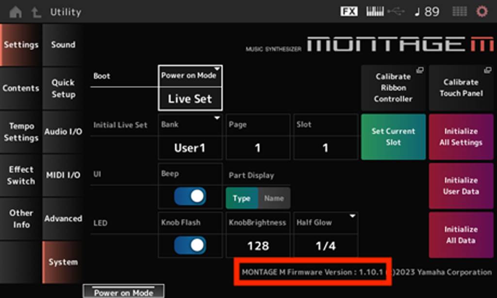 Yamaha Montage M Firmware Update Guide Sweetwater