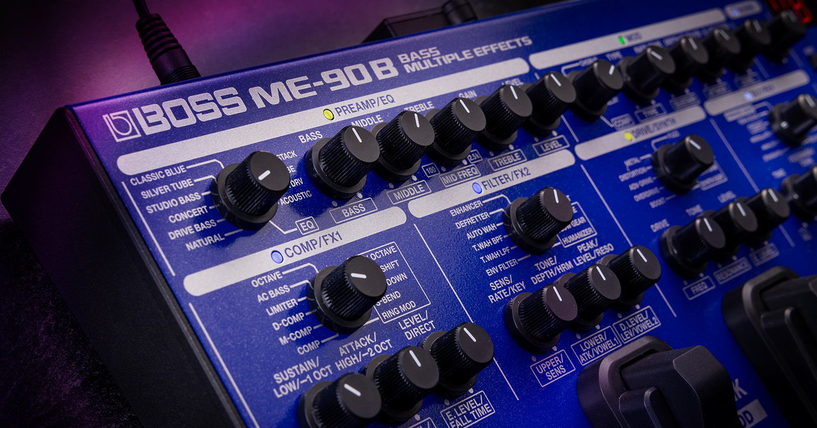 BOSS ME-90B と Bluetooth BOSS ME-90B Bass Multi-Effects Processor | Northeast Music