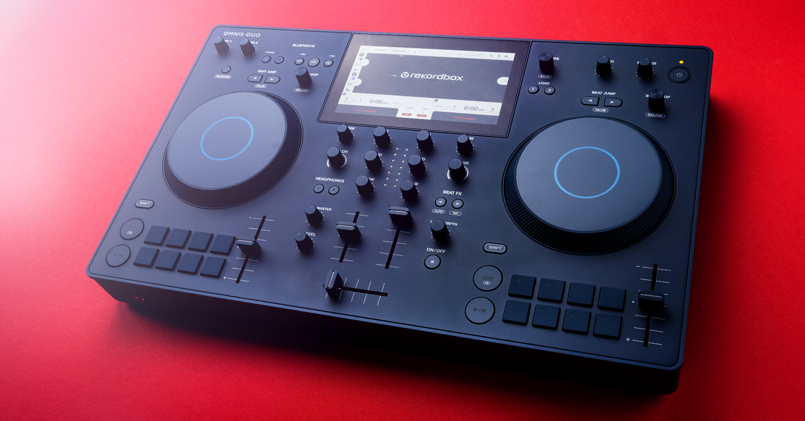 AlphaTheta OMNIS-DUO DJコントローラー AlphaTheta OMNIS-DUO バッテリー内蔵 オールインワンDJシステム DJ