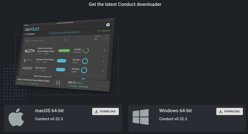 Continuata Conduct download page