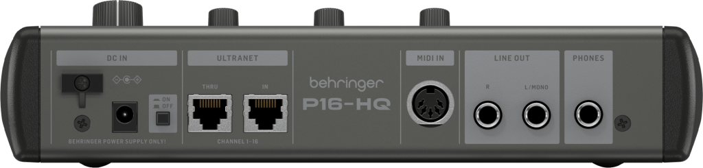 Behringer P16-HQ back panel