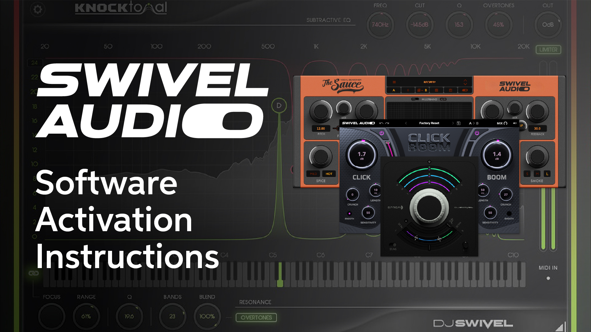 Swivel Audio Software Activation Instructions