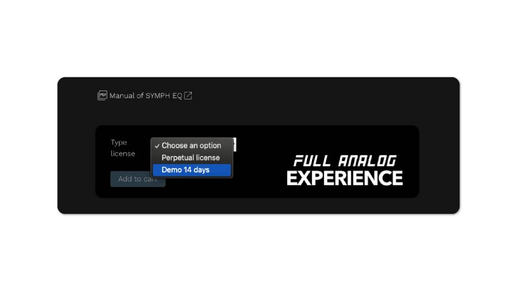 Add demo to cart