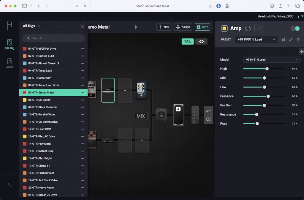 HeadRush Remote Editor