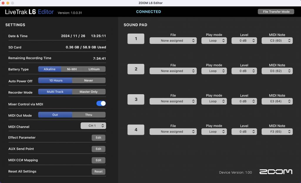 Zoom LiveTrak L6 Digital Mixer Quickstart Guide | Sweetwater