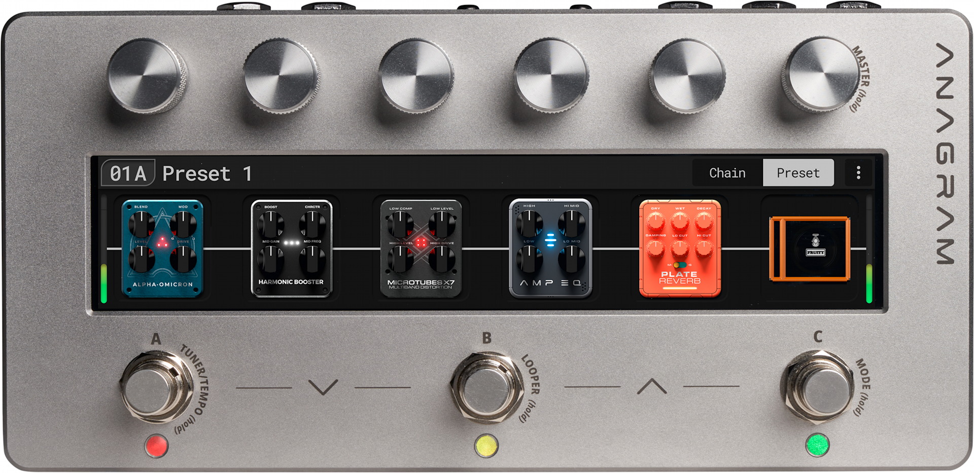 Darkglass Anagram Bass Multi-effects Quickstart Guide