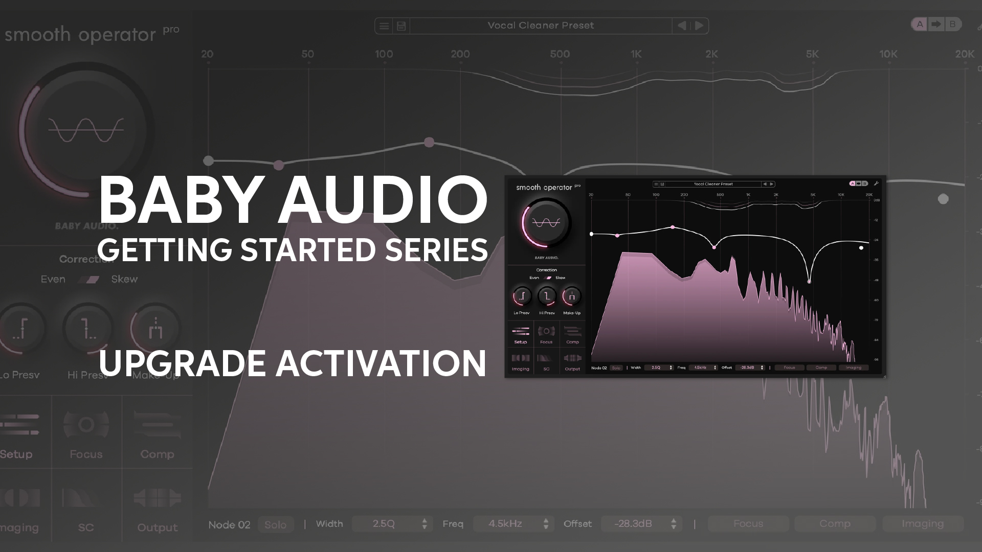 Baby Audio Upgrade Software Activation Instructions