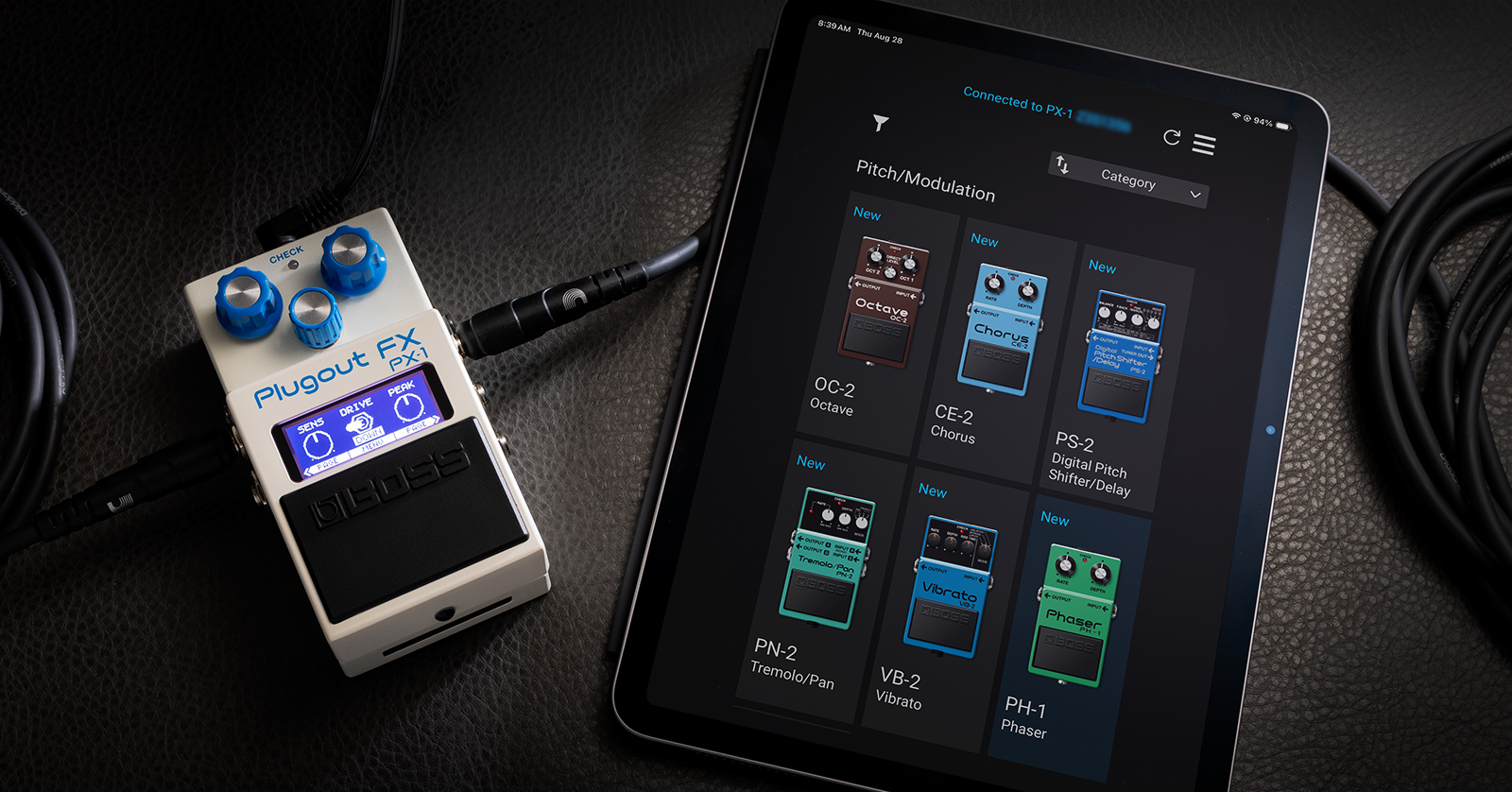 Boss PX-1 Quickstart Guide