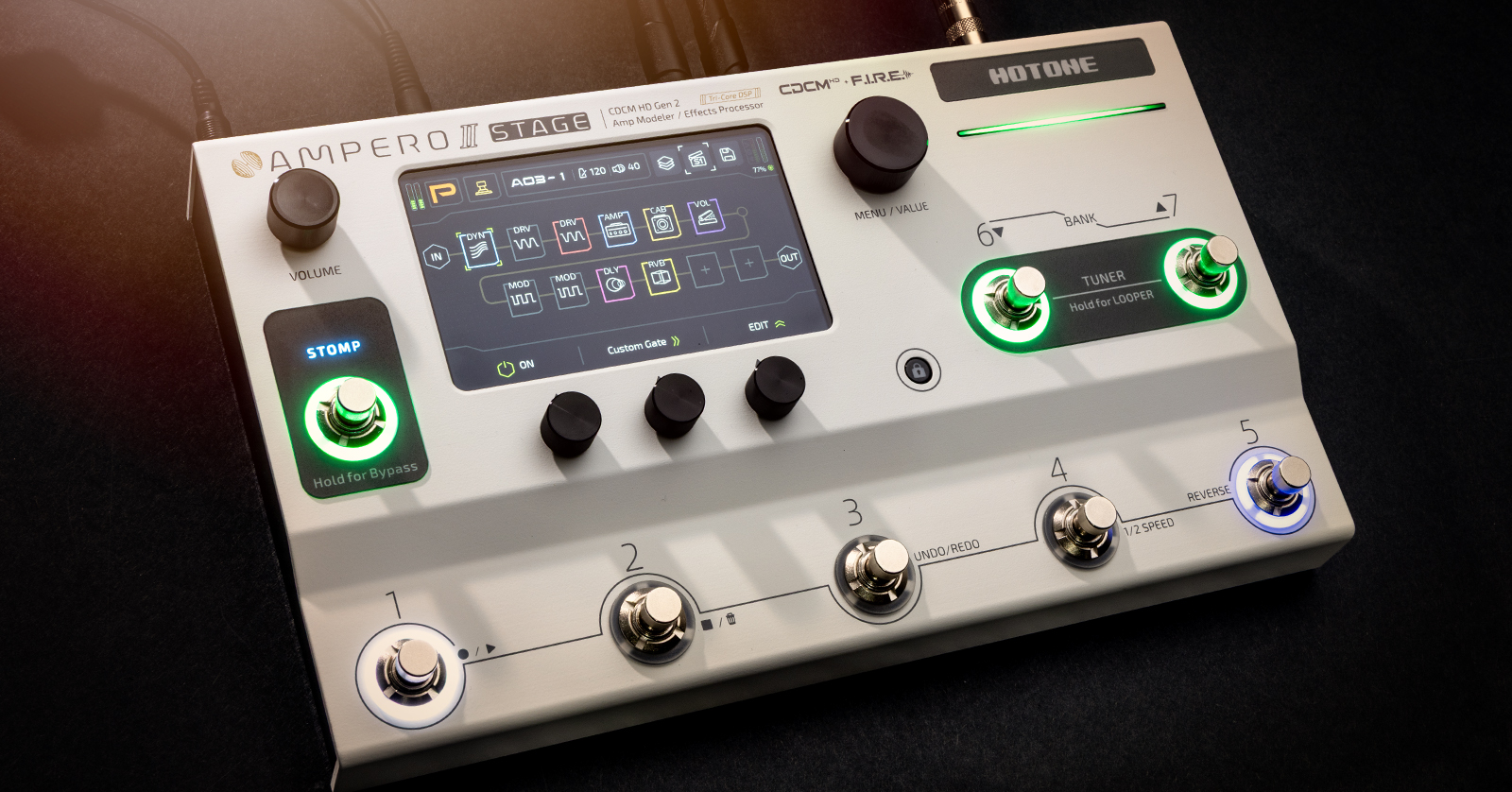 Hotone Ampero II Stage Amp Modeler Quickstart Guide | Sweetwater