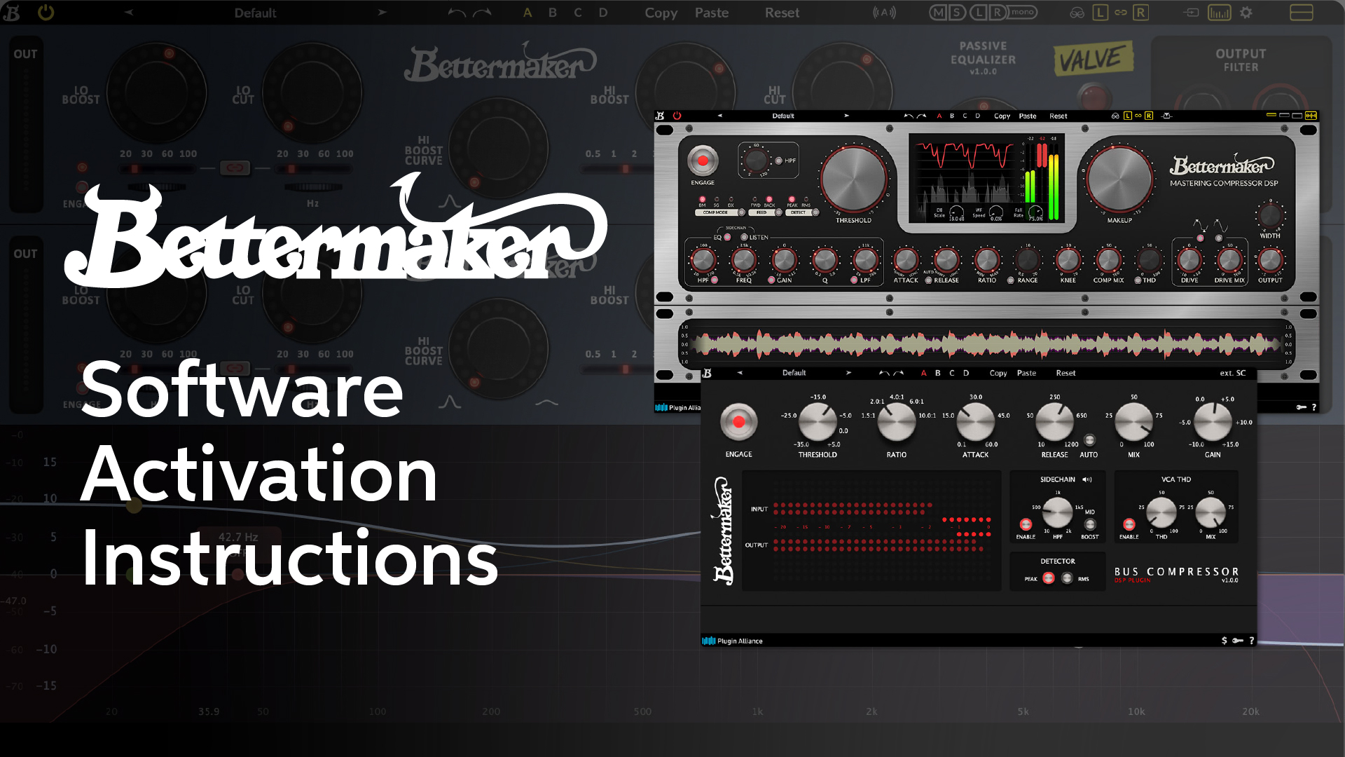 Bettermaker Software Activation Instructions