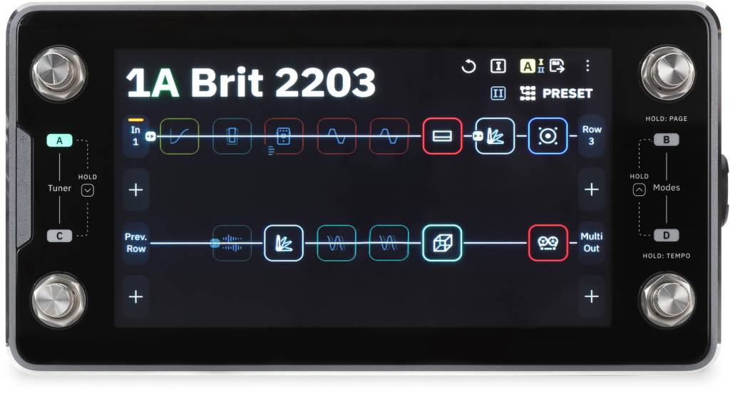 Quad Cortex mini front panel
